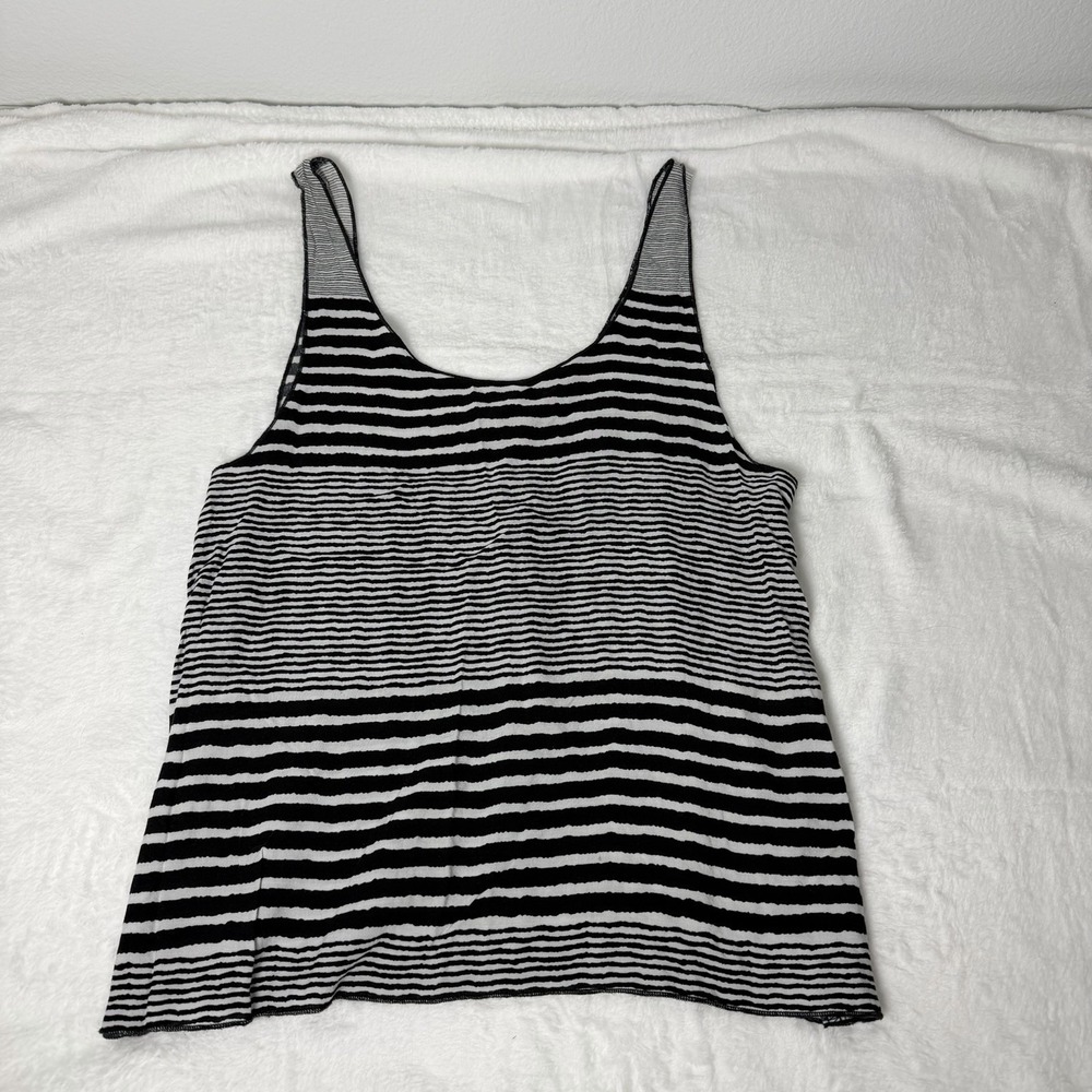 American Eagle Outfitters Women's Striped Top Size XS Black White Lightweight